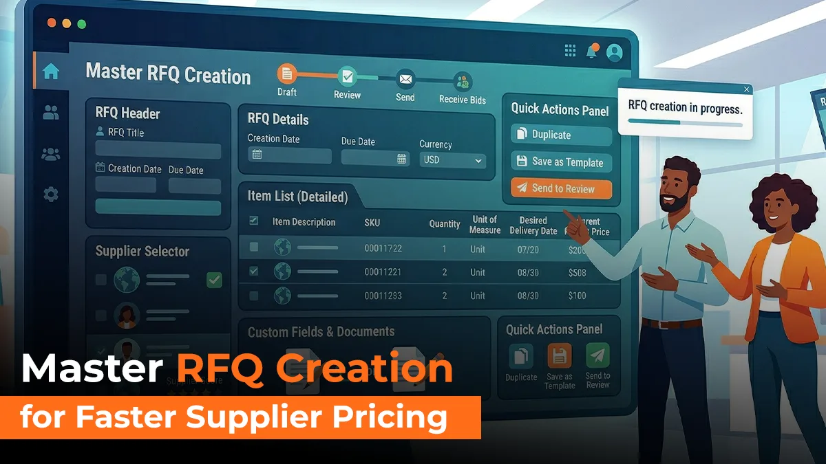 25 march Master RFQ Creation for Faster Supplier Pricing