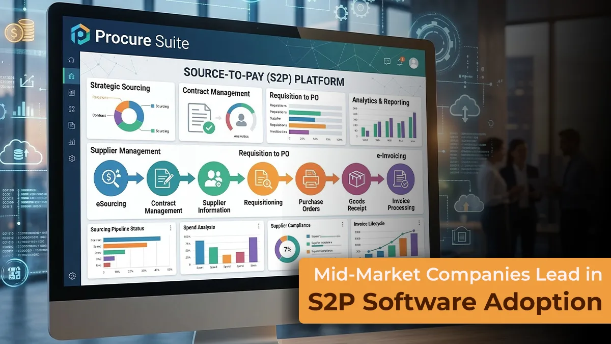 Mid-Market Companies Lead in S2P Software Adoption