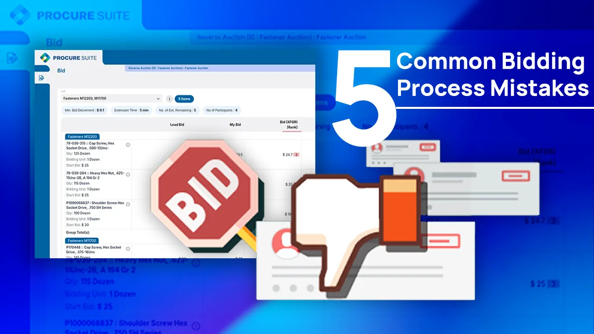 Bidding Process Mistakes