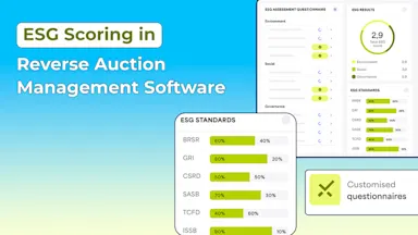 ESG Scoring in Reverse Auction Management Software