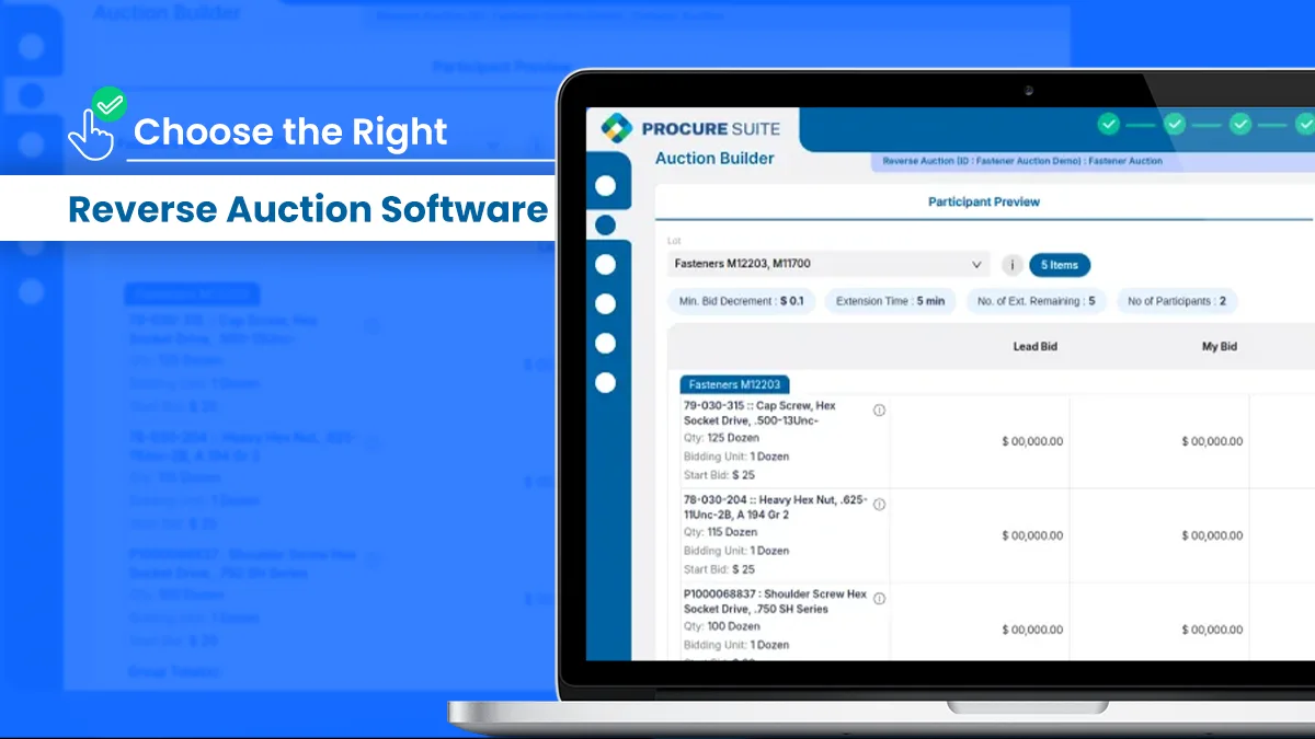 Reverse Auction Software