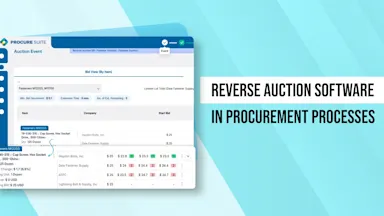 Reverse Auction Software in Procurement Processes