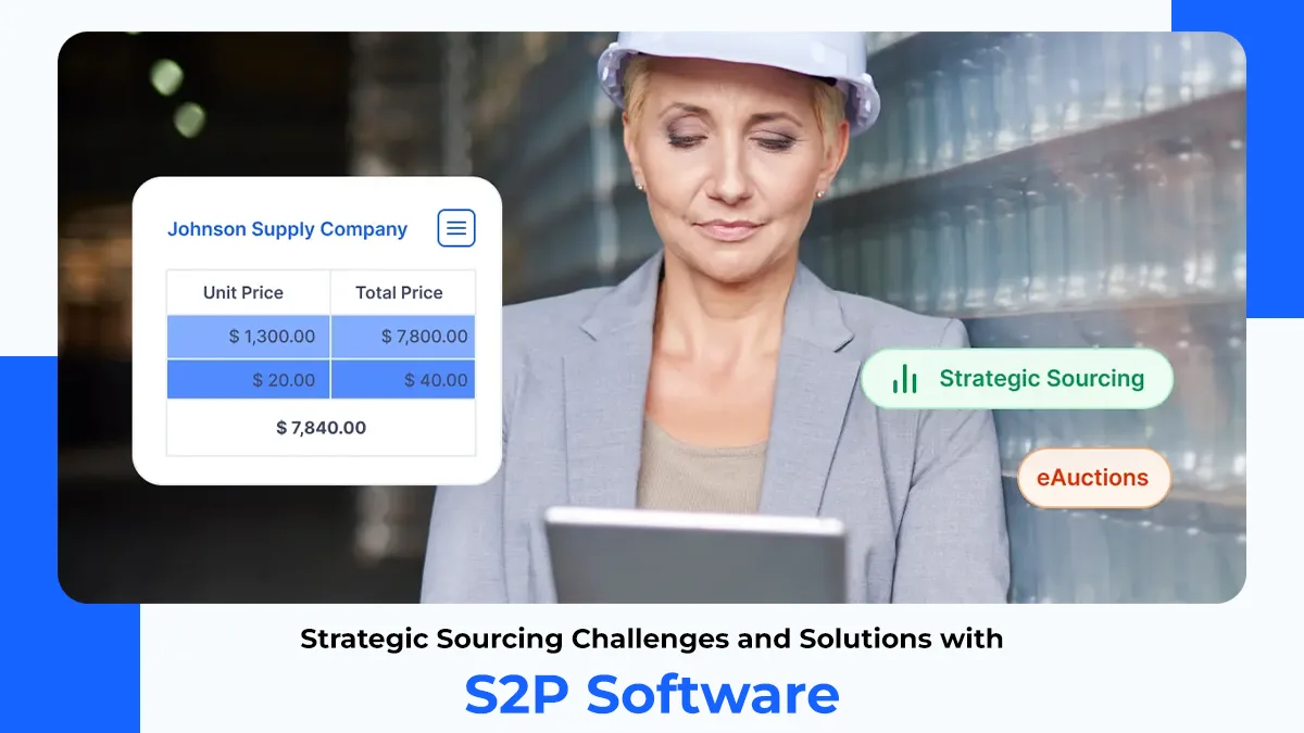 Strategic Sourcing Challenges and Solutions with S2P Software