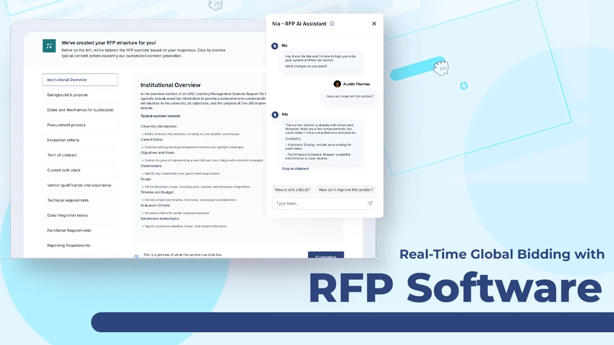 Real-Time Global Bidding with RFP Software