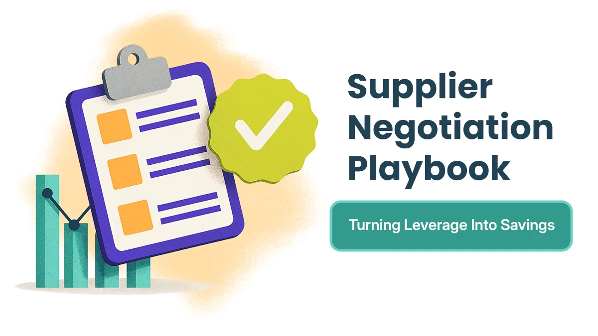supplier-negotiation-playbook-leverage-savings