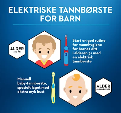 Elektrisk tannbørste for barn