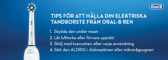 Sähköhammasharjan säilytys ja puhdistus article link