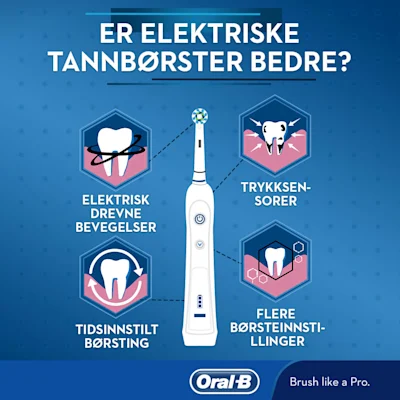 ER ELEKTRISKE TANNBØRSTER BEDRE?