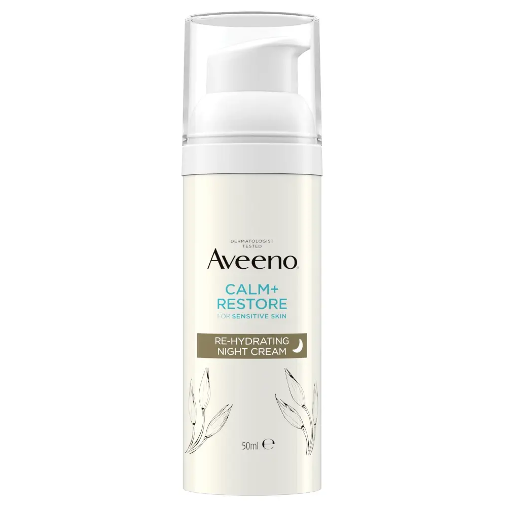 Aveeno® Calm+Restore™ Rehydratačný nočný krém s ovsom – Obrázok prednej strany produktu