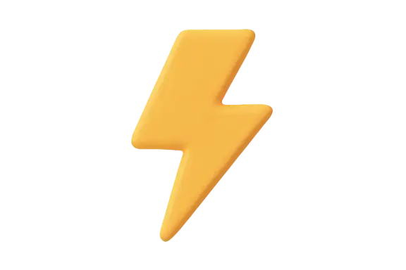 Lightning bolt - Simple Card