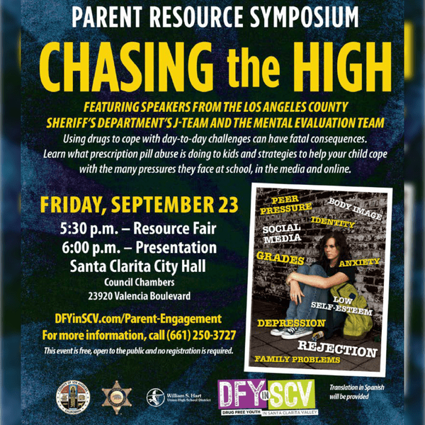 Free Parent Resource Drug Symposium With The City of Santa Clarita