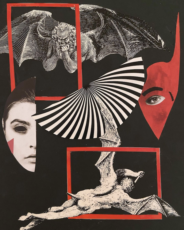 Collage>Man-bats and Masks