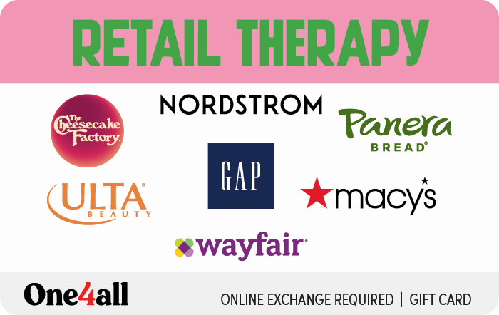 GIFT CARD - One4all Retail Therapy eGift