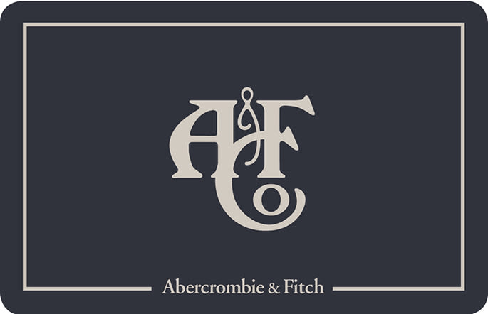 GIFT CARD - Abercrombie & Fitch eGift