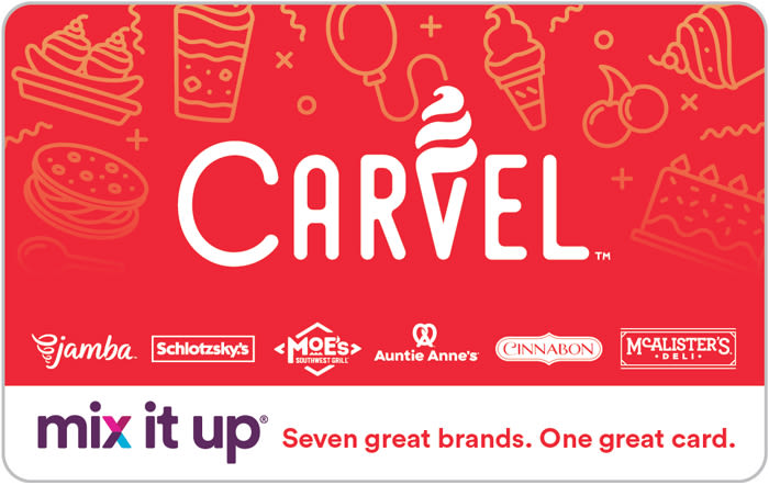 GIFT CARD - Carvel - Mix It Up