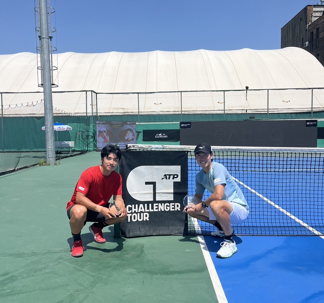 ATP Tbilisi Challenger 50　ダブルス初優勝！