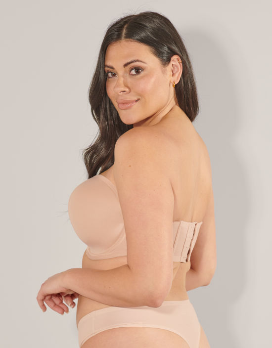 Curvy Kate Luxe fuller bust strapless multiway bra in biscotti