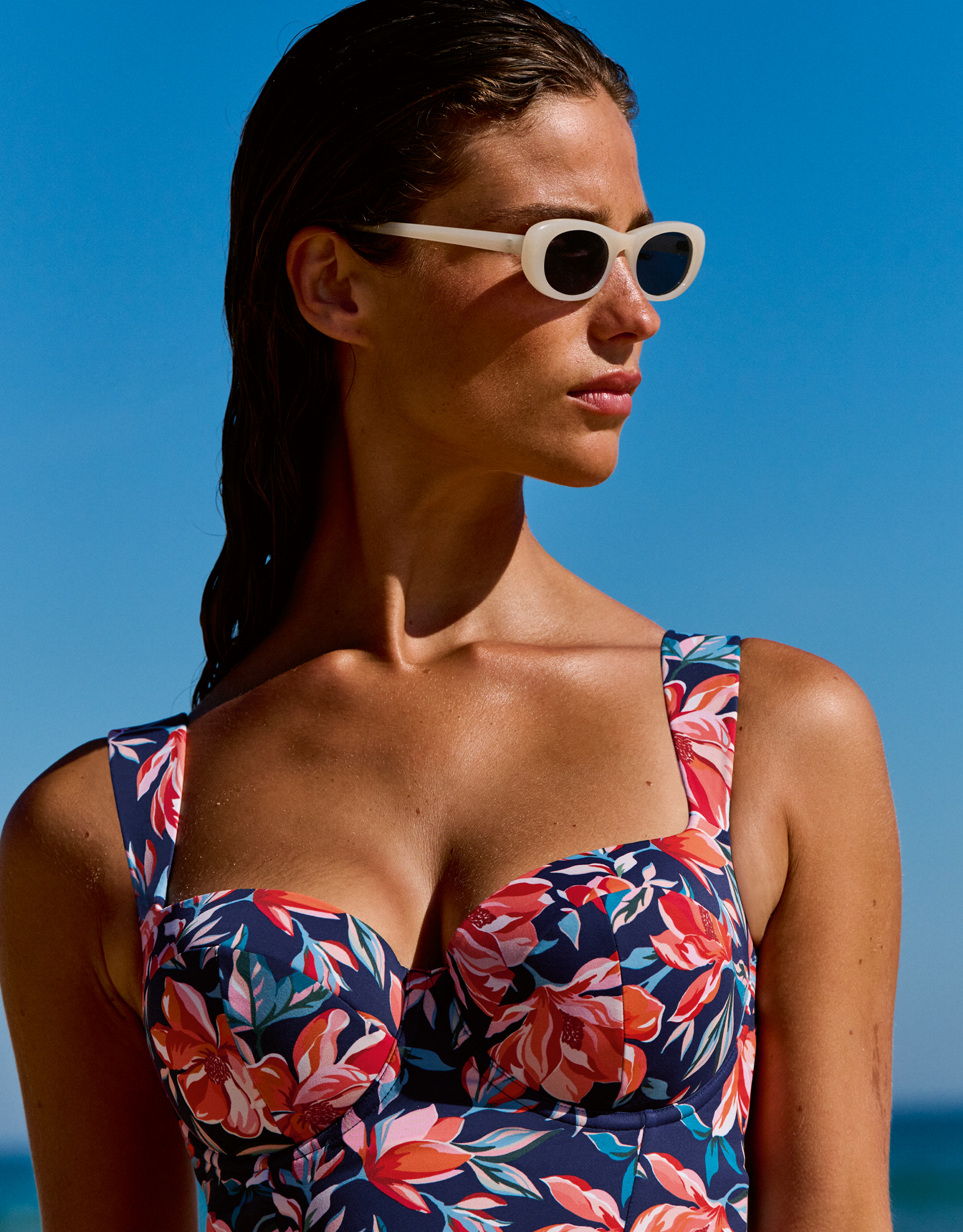 LiliFlora Monica Swimsuit by Panache | Multi Floral | Balconette