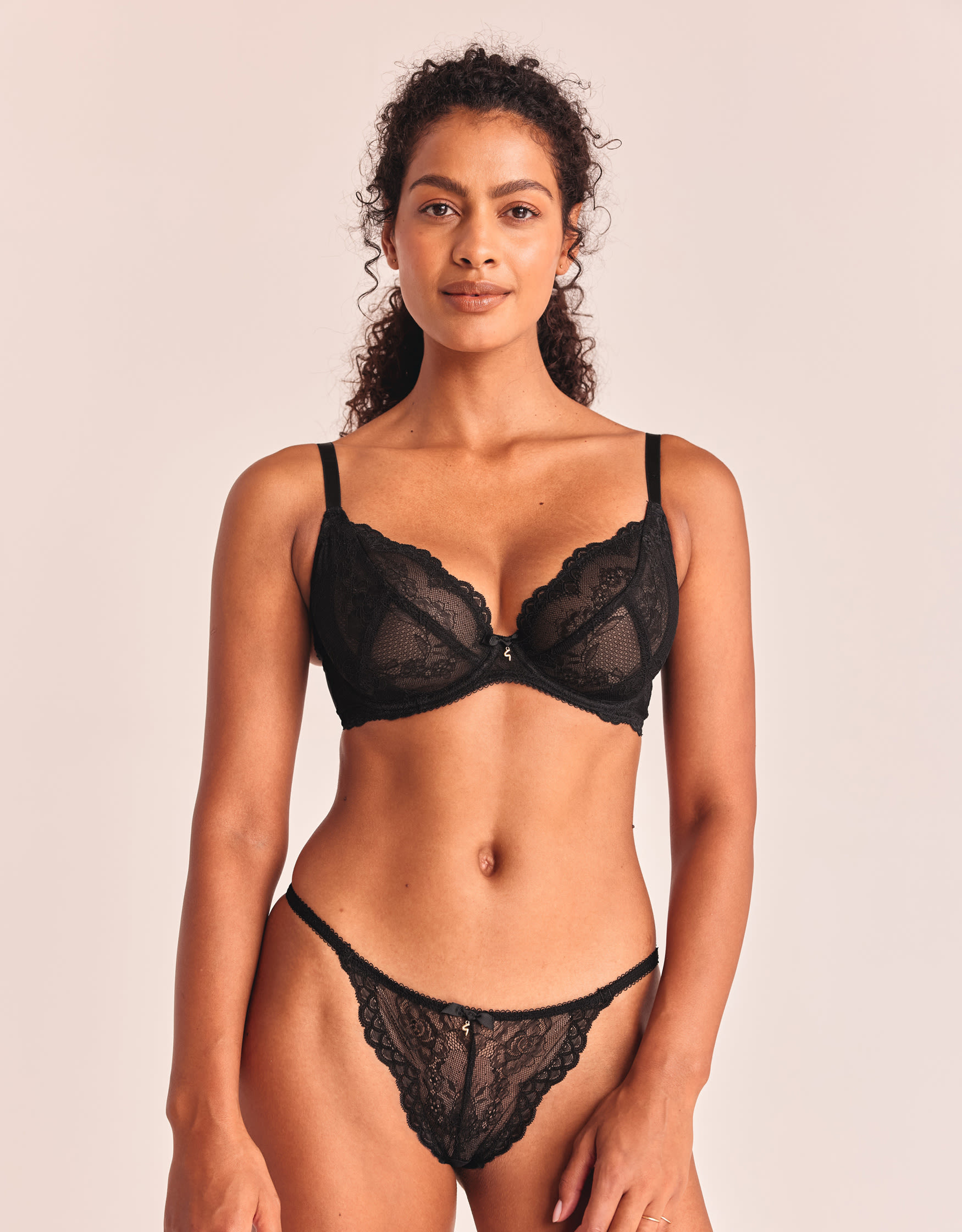 Gossard ON THE PROWL 36DD T Shirt CUP Bra PLUS L 14 Lace Panty