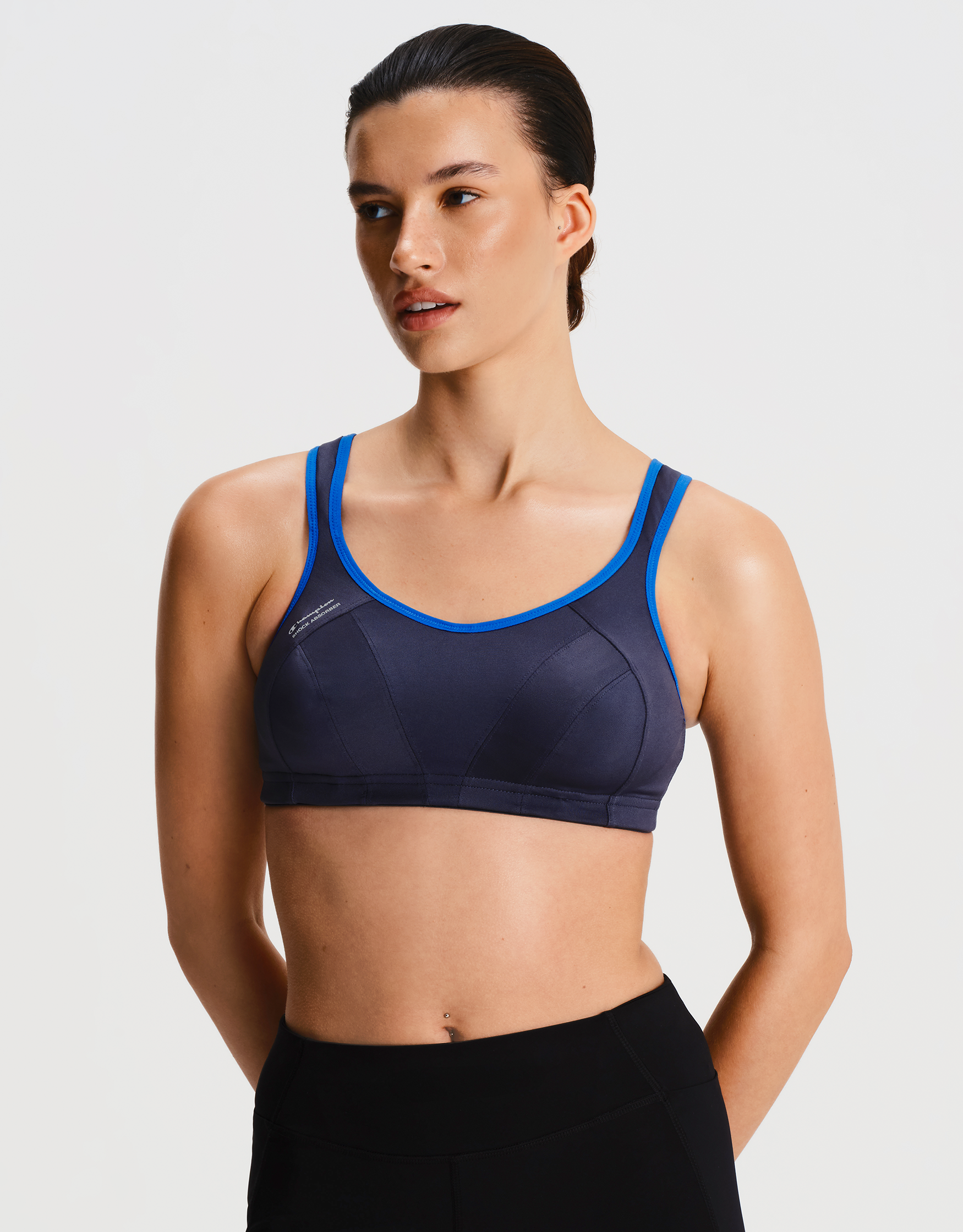 Active Multi Sports Bra by Shock Absorber Grey Non Wired