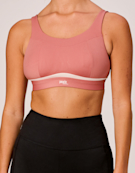 Freedom Non Wired Sports Bra in Rose Pink by Panache