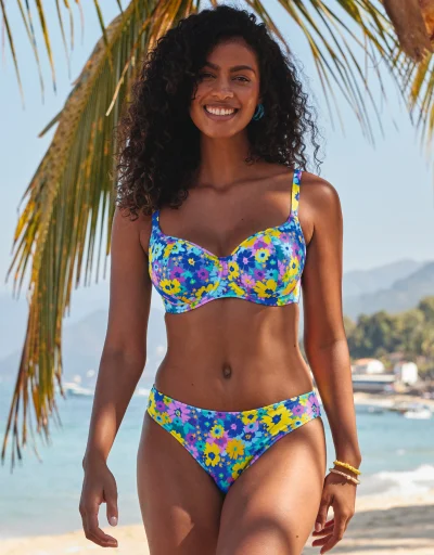 Amour Women's Amour Floral Paisley Hawaii Padded – Swimsy