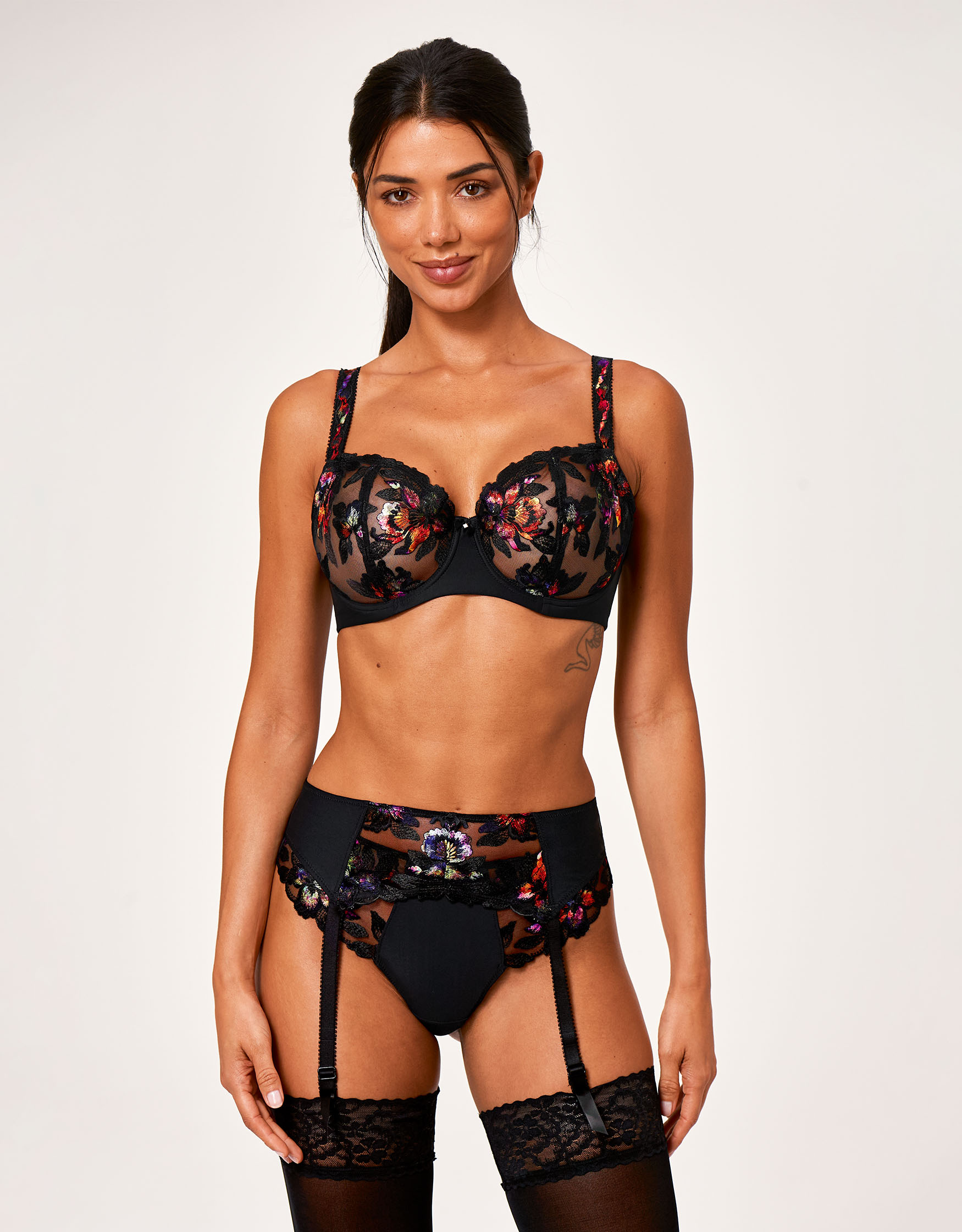 BRA盤62年！A Orquestra Fantasia/Distracao Magdalena Bra by Fantasie | Black Mix | Balconette Bra | Bravissimo US