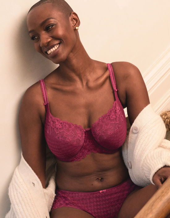 Panache Lingerie on X: The much loved Jasmine Balconnet Bra is a firm  favourite within the Panache collection; its stretch lace top cup flatters  the shape of the bust and in a