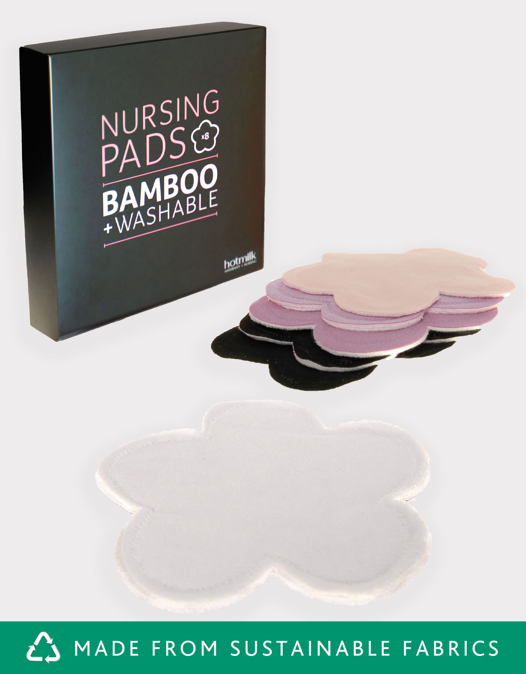 Hotmilk Bamboo Nursing Pads - 8 Pads