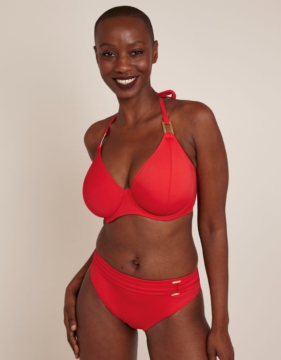 Saint Lucia Bikini Top by Bravissimo, Multi Print