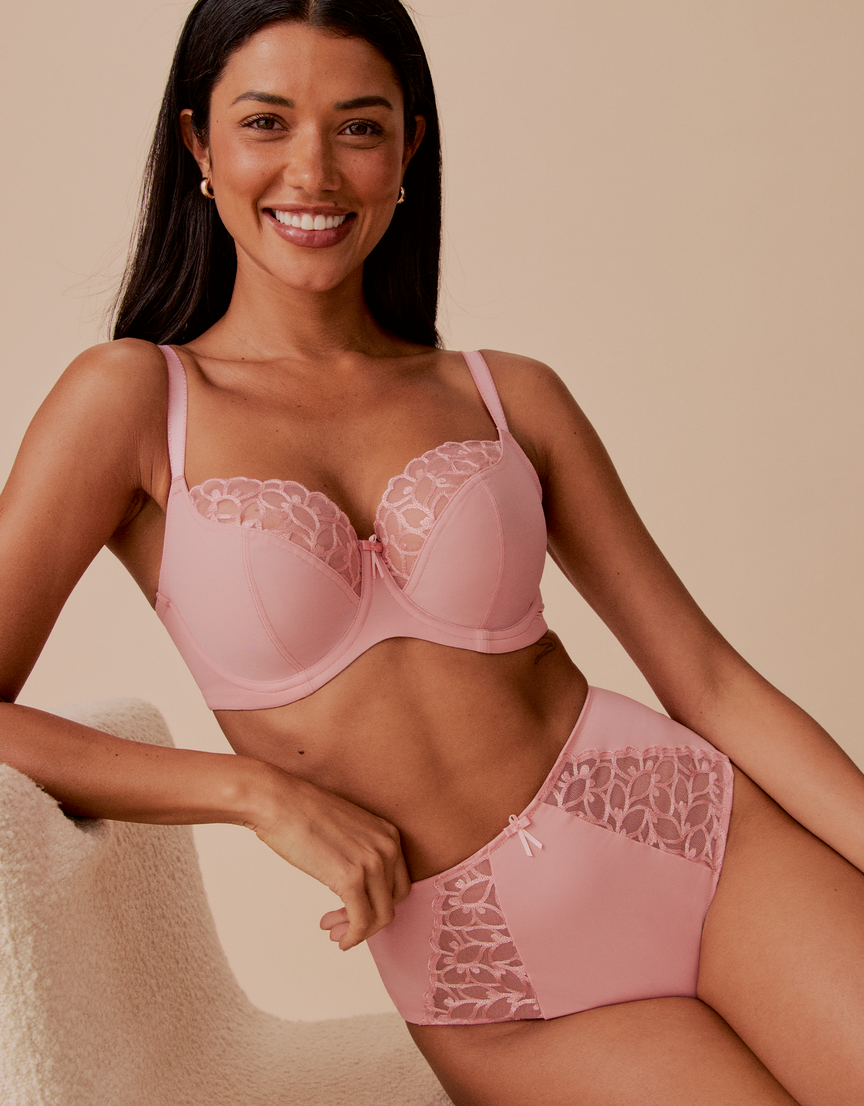 Cora Bra by Panache | Pink | Balconette Bra | Bravissimo US