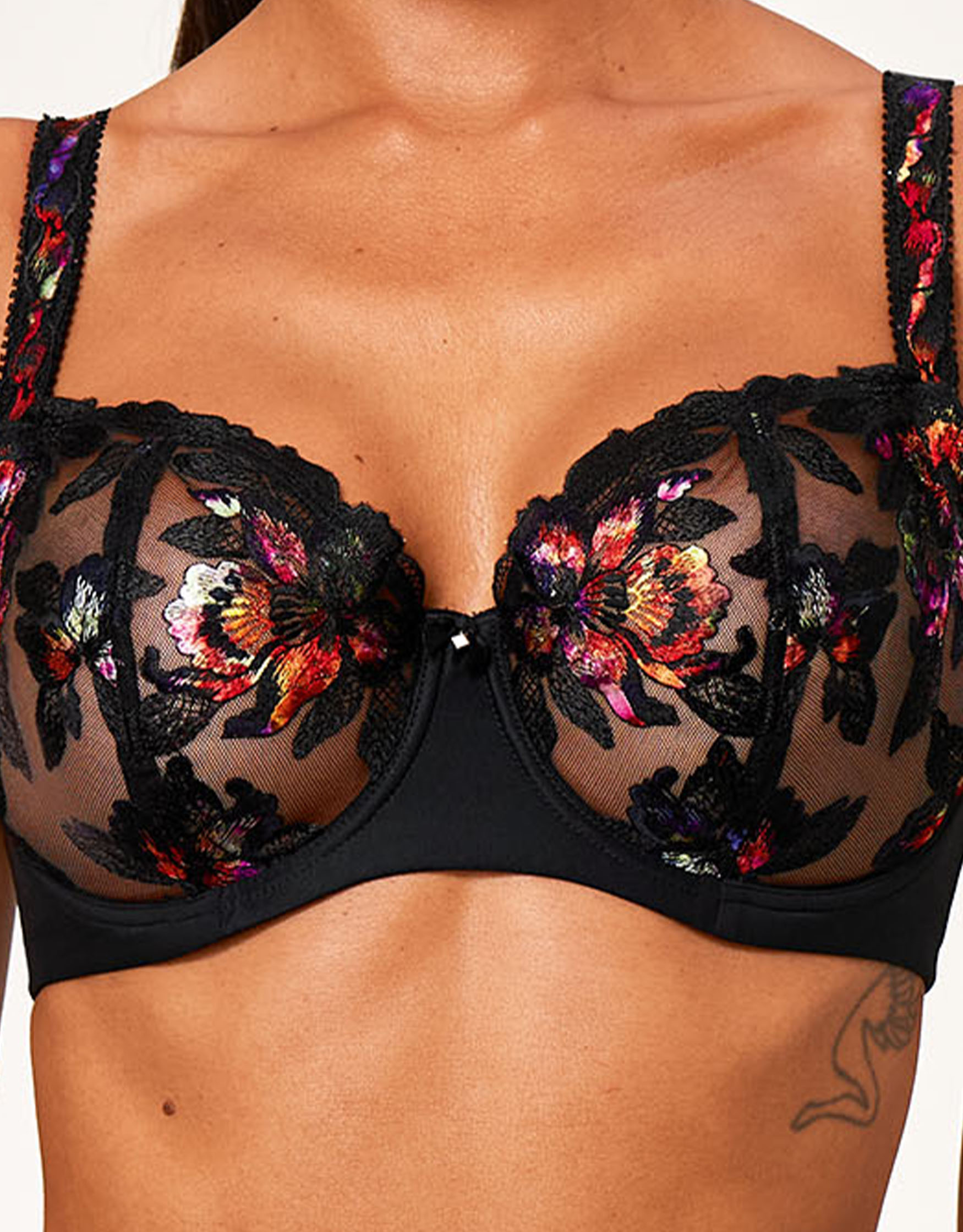 Magdalena Bra by Fantasie | Black Mix | Balconette Bra | Bravissimo