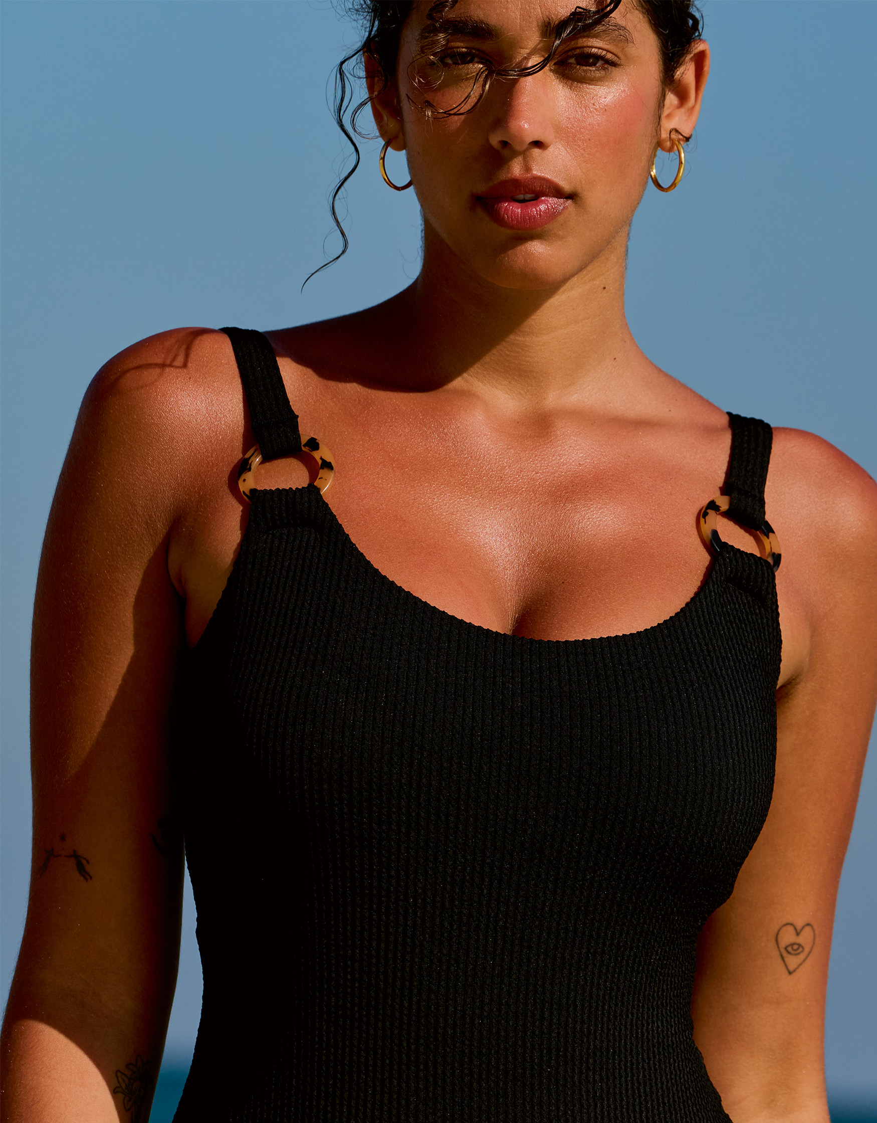 Miami One-Piece Swimsuit by Bravissimo | Black | Wire-Free Swimsuit