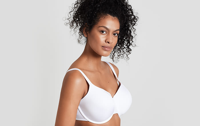 M&S WOMEN 2 PACK FULL CUP UNDERWIRED T-SHIRT BRA SIZE 30H