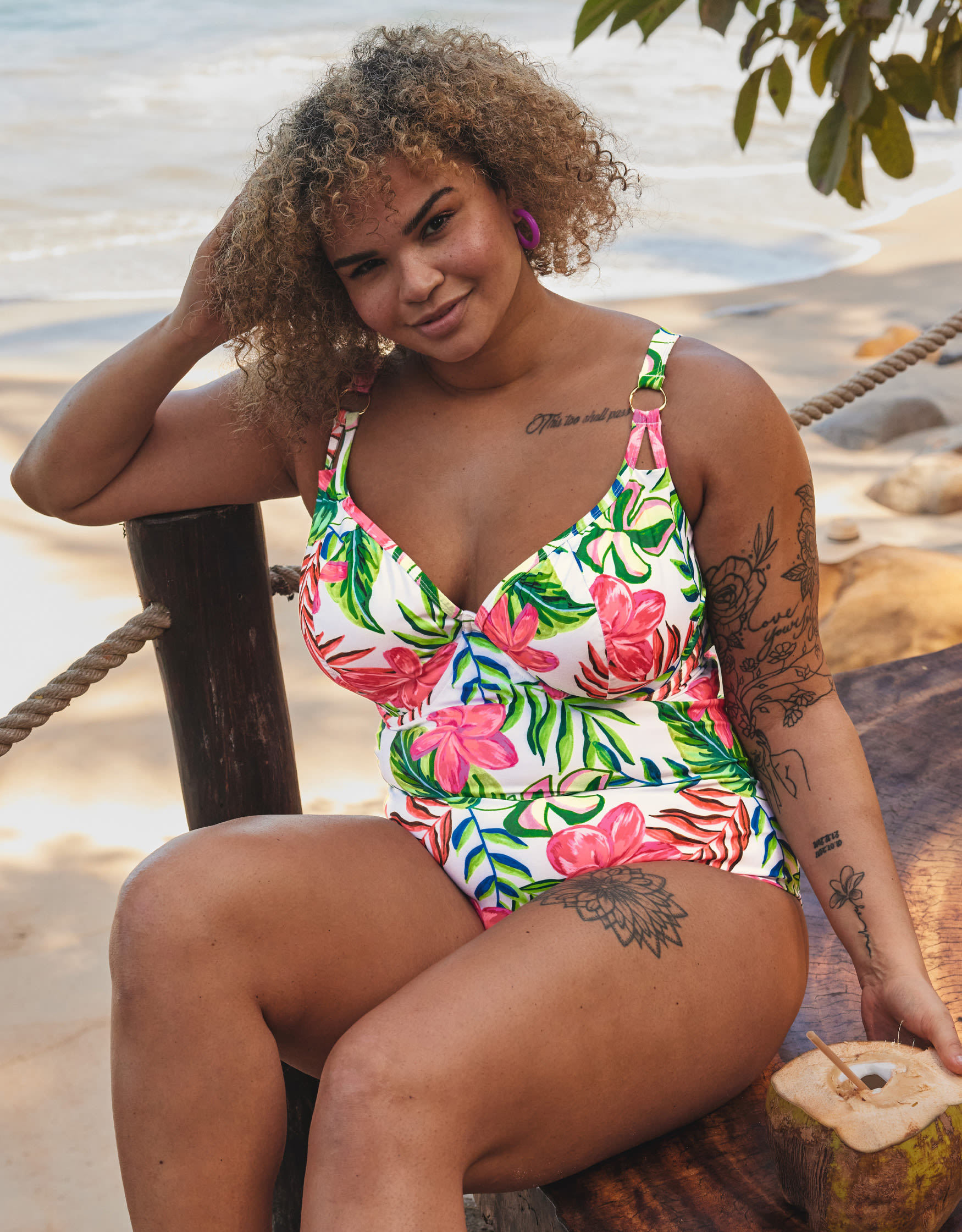 4 x Brand New BMJL Womens Tummy Control One Piece Swimming Costume V N –  Jobalots