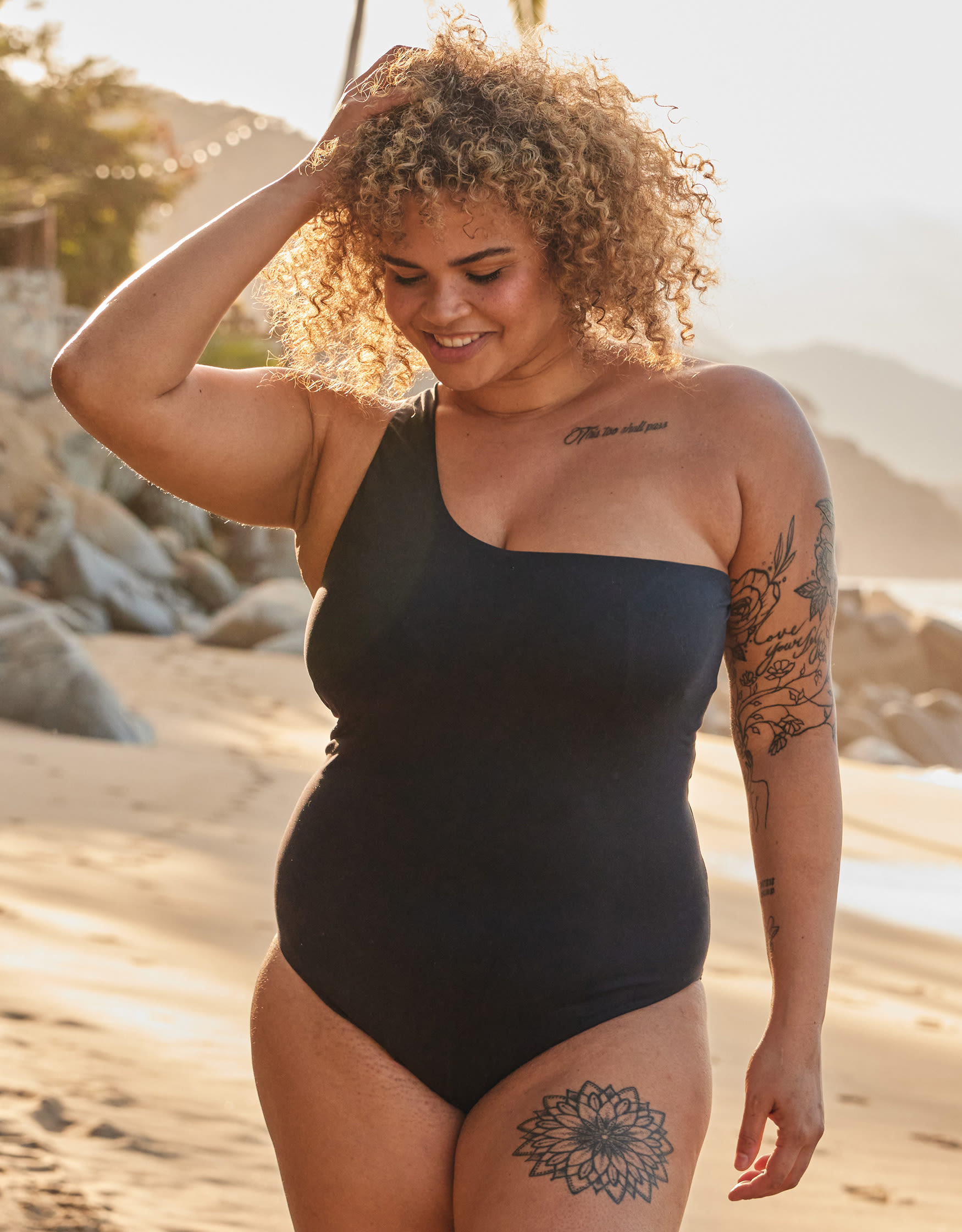 Belvia Shapewear Slimswim Tummy Control Swim Suit Bathing Suits Bikini  (Turquoise) XL