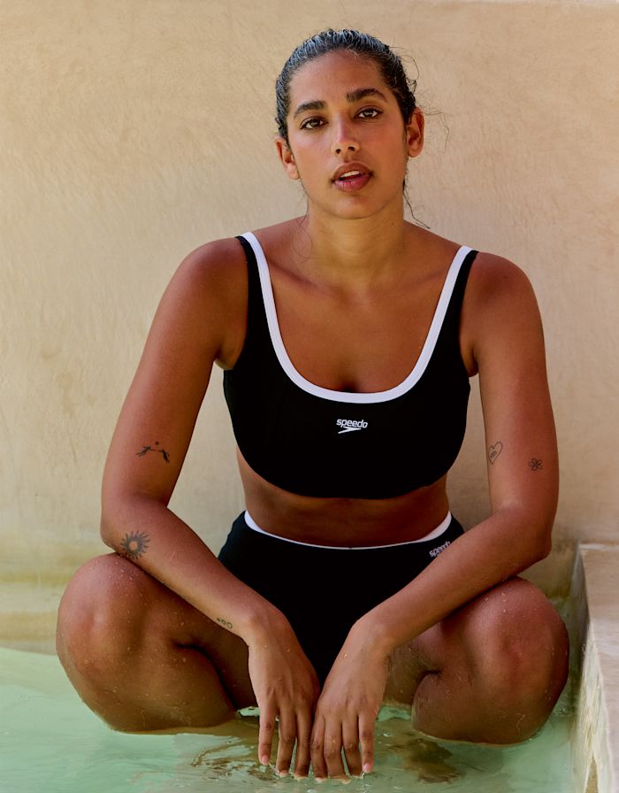 Premiere Ultimate Bikini Top by Speedo Black Sports Bikini