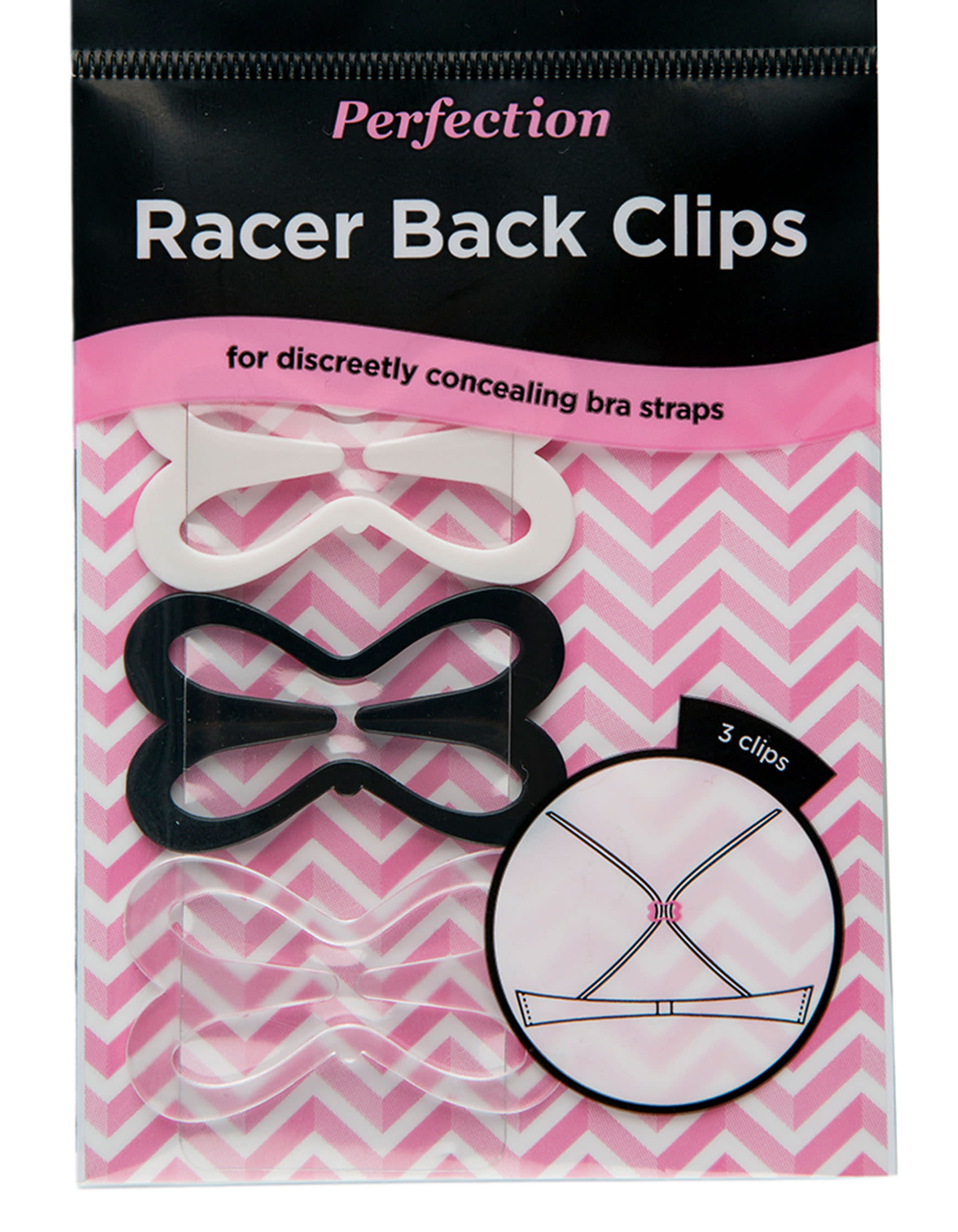 3 Pcs Women's Bra Strap Clip Extender Set Smart Perfect Bra Strap Away Hide  Racer Back Clips Oval Shape, Multi Colors