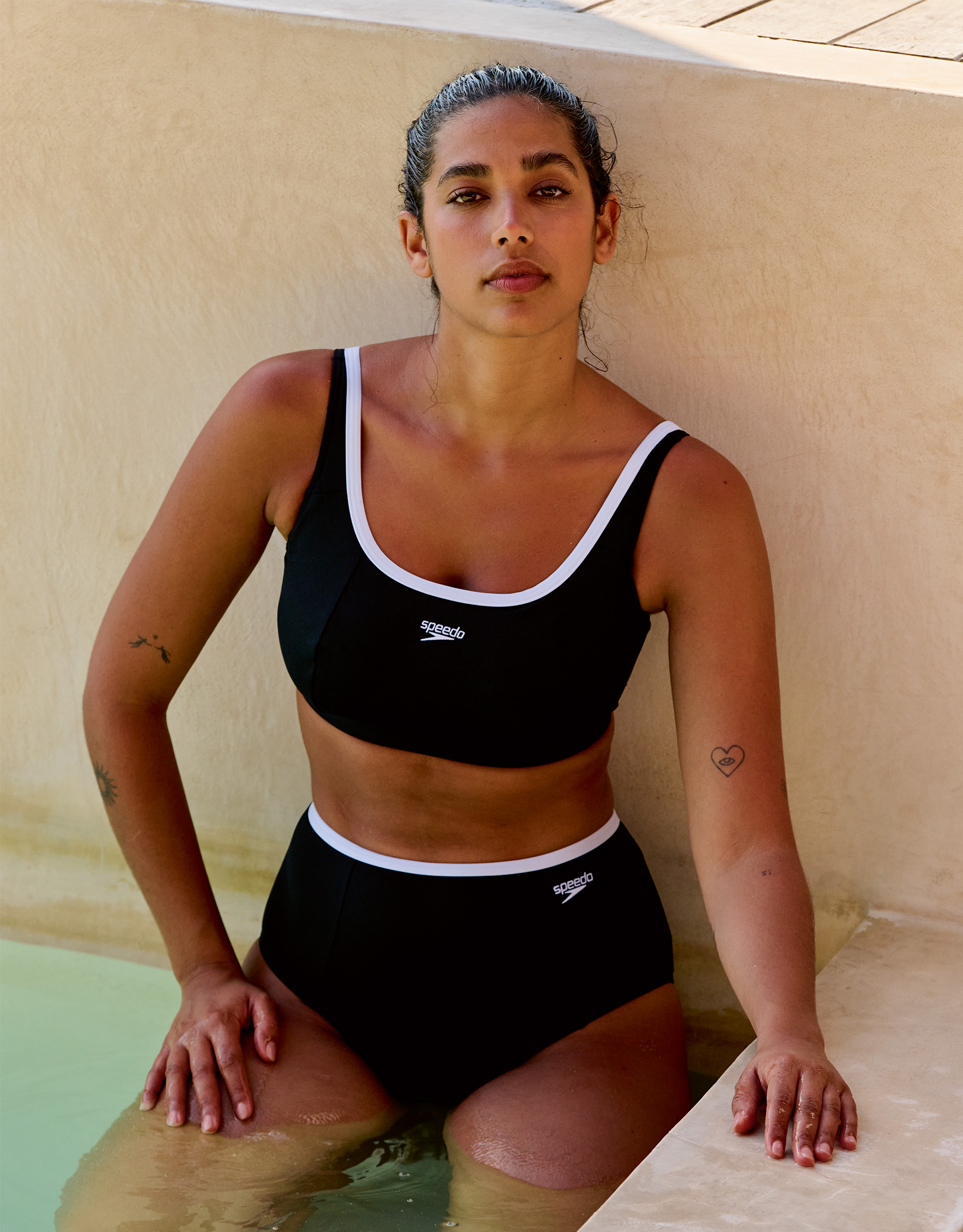 Speedo Sports Bra Top Swimsuit Premiere Ultimate Bikini Top By