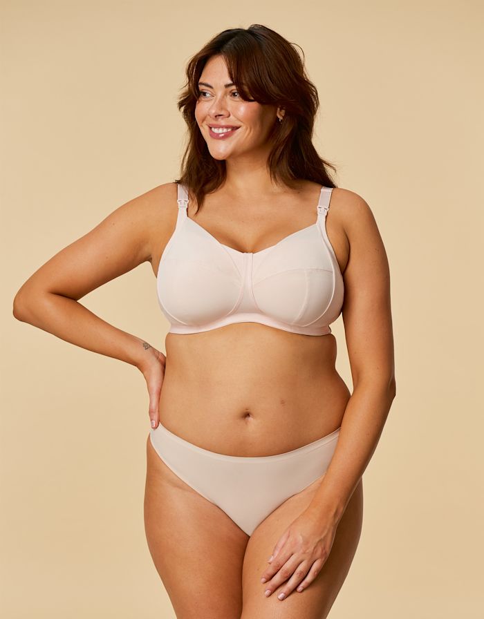 Cara Nursing Bra by Royce Blush Pink Nursing Bra Bravissimo