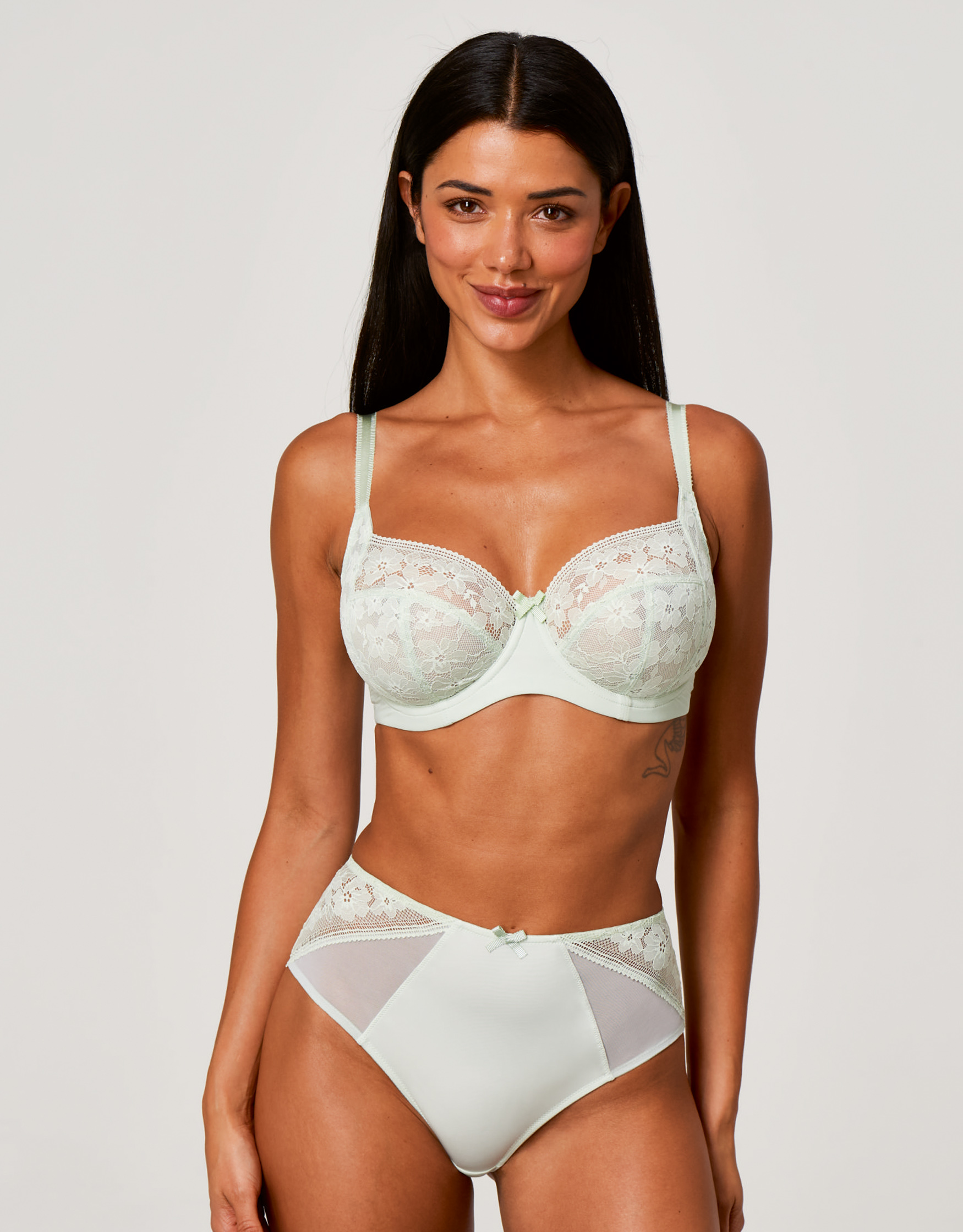 Celeste Bra by Panache | Pistachio | Balconette Bra | Bravissimo US