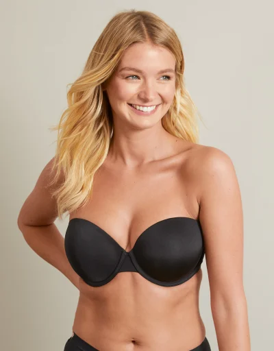 Strapless bras that push up