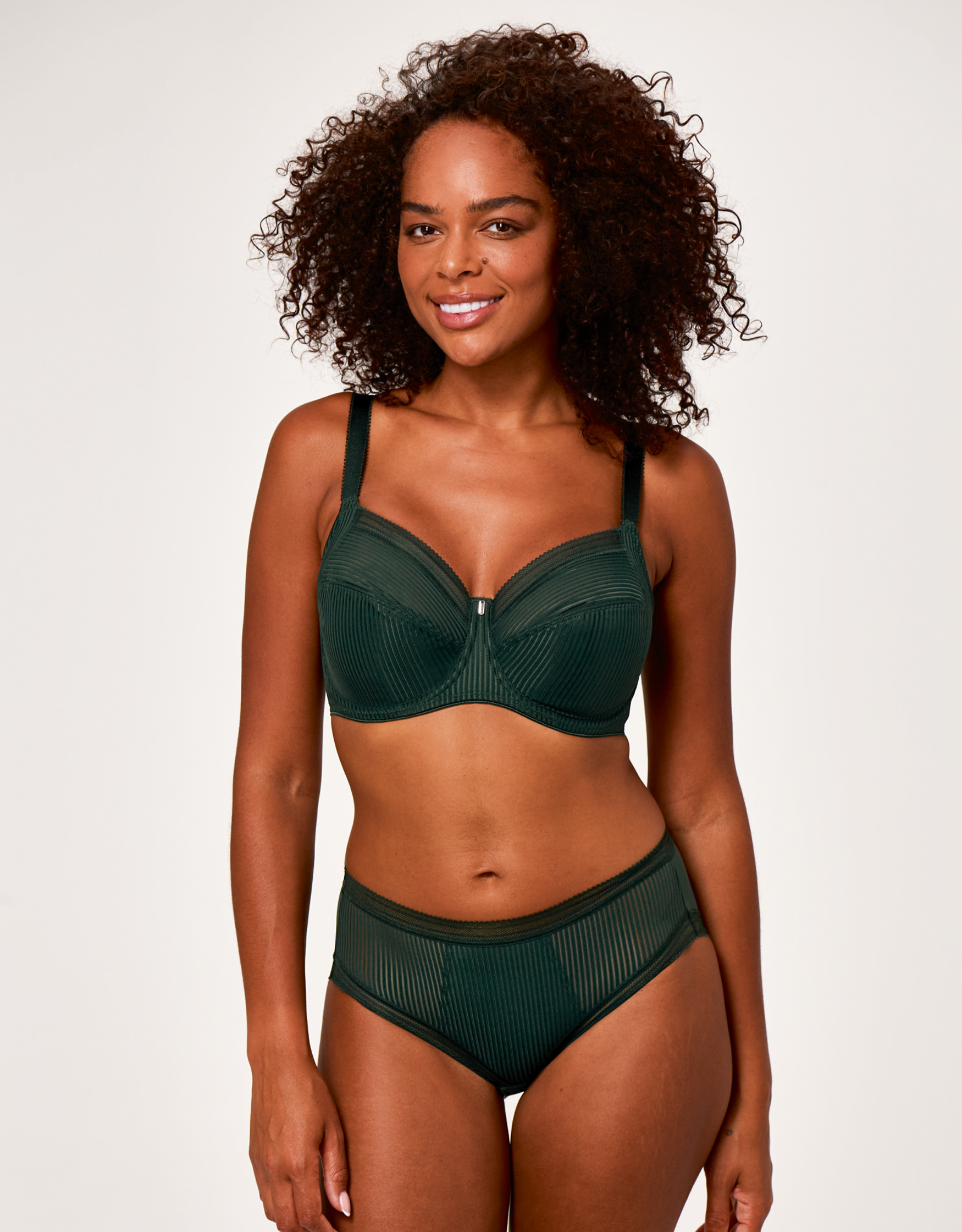 Fusion Bra by Fantasie | Forest Green | Full Cup Bra | Bravissimo US Fusion Bra by Fantasie | Forest Green | Full Cup Bra | Bravissimo US