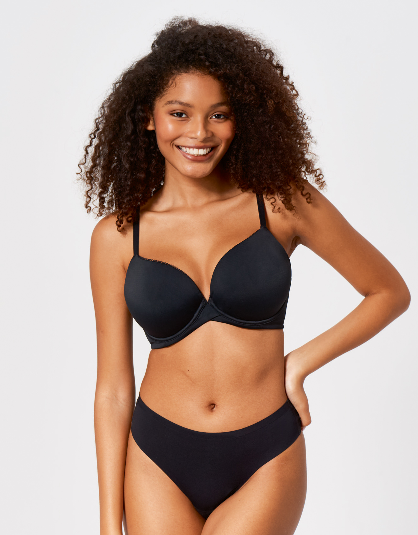 365 T-Shirt Bra by Panache | Black | Balconette Bra | Bravissimo US