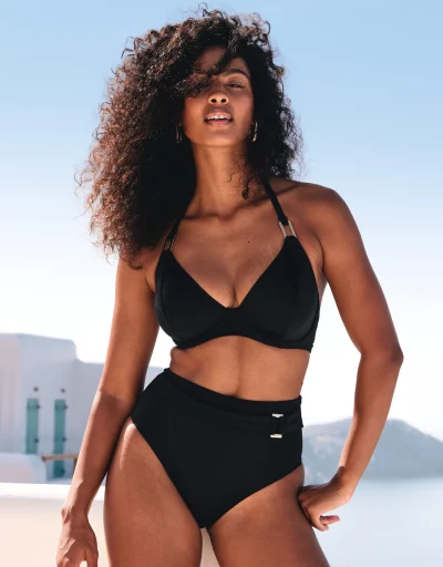 Black high waisted bikini bottoms - 35 products