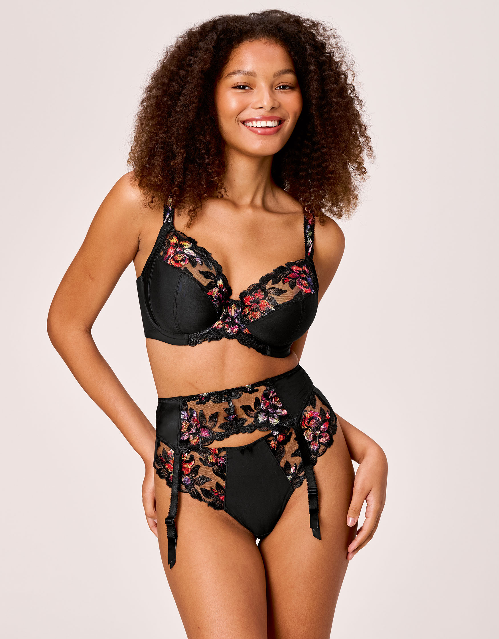 Magdalena Full Cup Bra by Fantasie Black Mix Full Cup Bra
