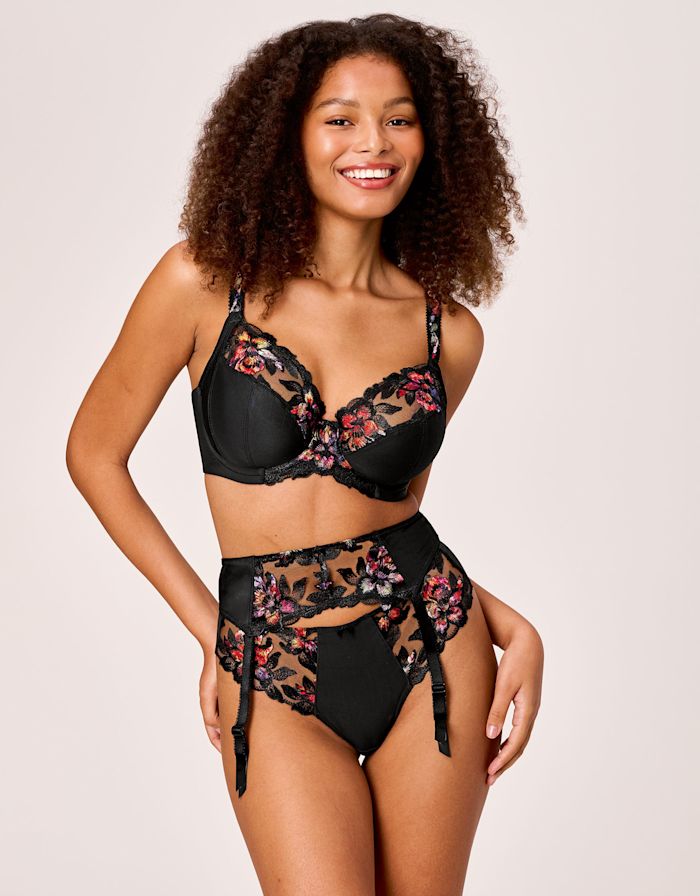 Magdalena Full Cup Bra by Fantasie Black Mix Full Cup Bra
