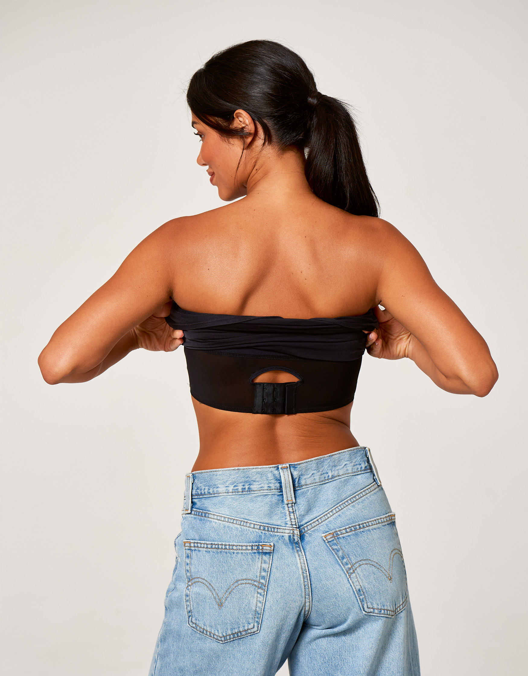 Crop Tops Plus Size Tube Tops With Built In Bra Bandeau Bra For