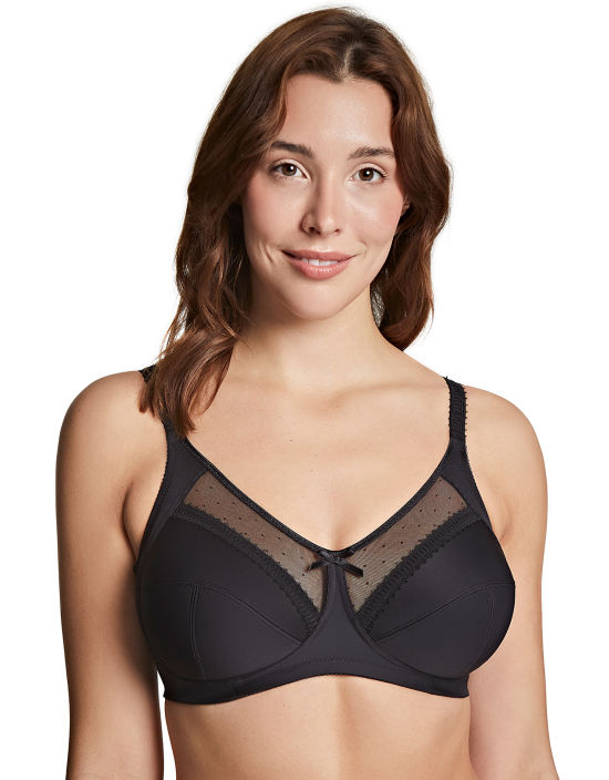 Crush Non Wired Bra by Sugar Candy, Charcoal, Non Wired Bra