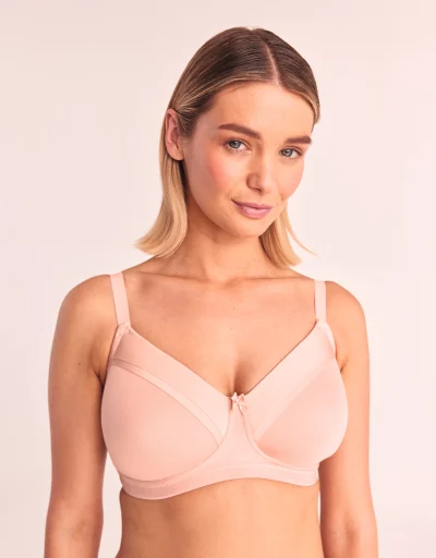Buy Padded Non-Wired Demi Cup Multiway Bra & Low Waist Thong in